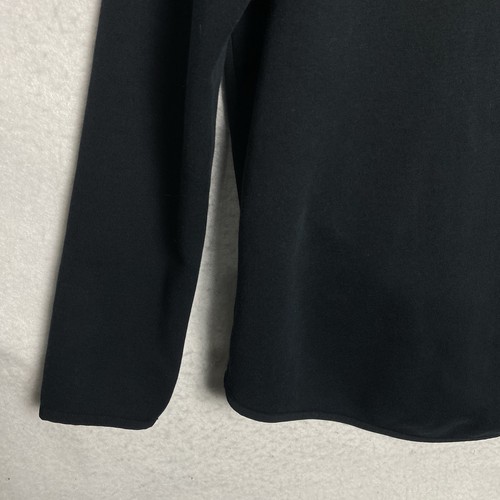 Nike Women's Tech Fleece Black Asymmetric Cape Hoodie Sweatshirt Full Zip Size M - Picture 15 of 17