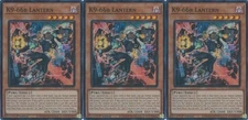 3x K9-66b Lantern | JUSH-EN033 | SR | 1st Ed | NM | YuGiOh