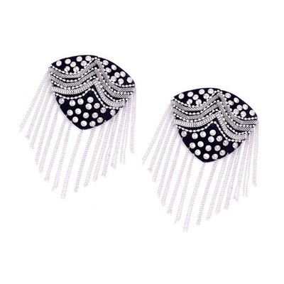 Elegant Fringes Shoulder Jewelry For Evening Dress Formal Attire