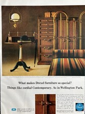 1970 Drexel Furniture Original Vintage Advertisement Wellington Park Print Ad