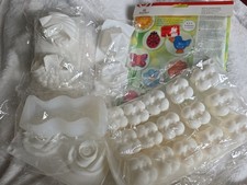 Konvolut NEU UNBENUTZT Silikonformen für Resin Gips Wachs Seife Beton ua.