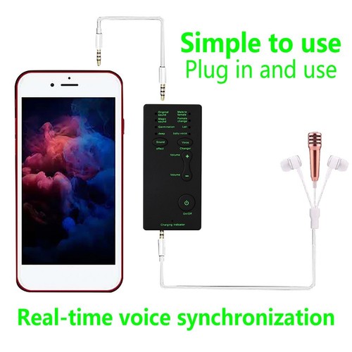 Lightweight Voice Changer with 7 Effects for Gaming and Communication Use - Bild 8 von 12