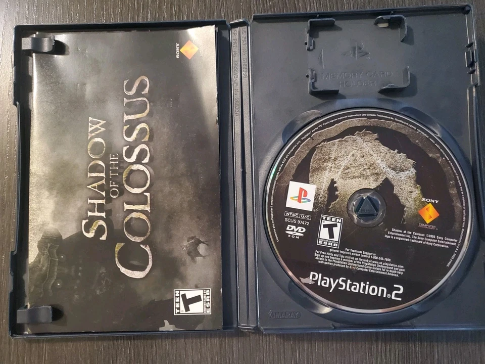 Shadow Of The Colossus (PS2) Black Label CIB Fr & Eng Manual Cd Little Scratches - Image 3 of 4