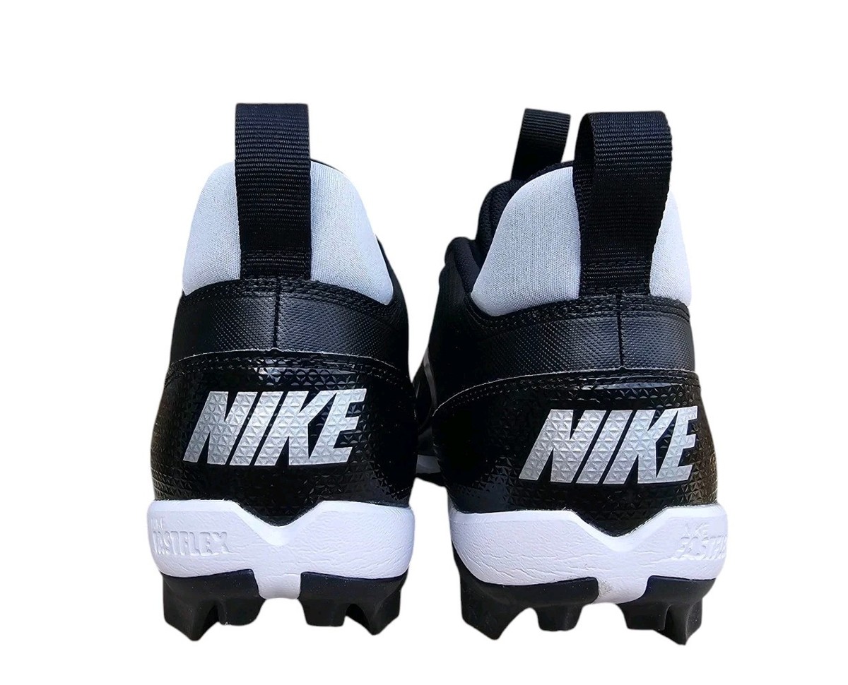 Nike Men\'s 11.5 US- Alpha Menace 4 Shark Football Cleats Black FN0028-001 Nike Alpha Menace 4 Shark Black / White FN0028-001 Men main image 3