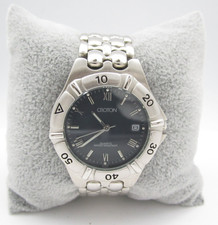 Women Croton 23k Gold Plated Quartz WR Analog 35mm Watch H820 "New Battery"