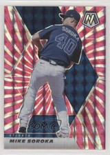 2021 Panini Mosaic FOTL FOTL Pink Swirl Mosaic Prizm 7/10 Mike Soroka #149 0m4q