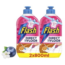 Flash Direct To Floor Berry & Cherry Blossom All Purpose Floor Cleaner 2x800ML 4.99 per litre