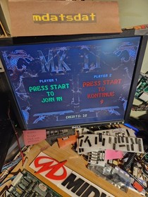 MORTAL KOMBAT 2 PCB JAMMA ARCADE MAIN BOARD ONLY REV 3.1 WORKING!!!! MIDWAY 