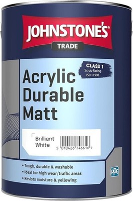 Johnstones Trade Acrylfarbe robust matt - Brillantweiß