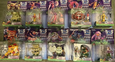 9 To 5 Warriors Figure Set Slice-age Sergeant Spore Major Eraser Bouncy Sugar 2