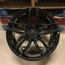 19" GLOSS BLACK VOSS STYLE STAGGERED WHEELS FITS INFINITI M45 Q45