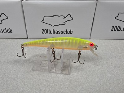 Discontinued Bomber LONG 15A GLOW...Luminous Chartreuse Tiger Stripes...Special!