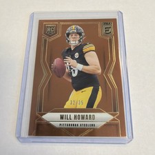 Will Howard 2025 Donruss Elite #150, Bronze RC Steelers  /35 Rookie!
