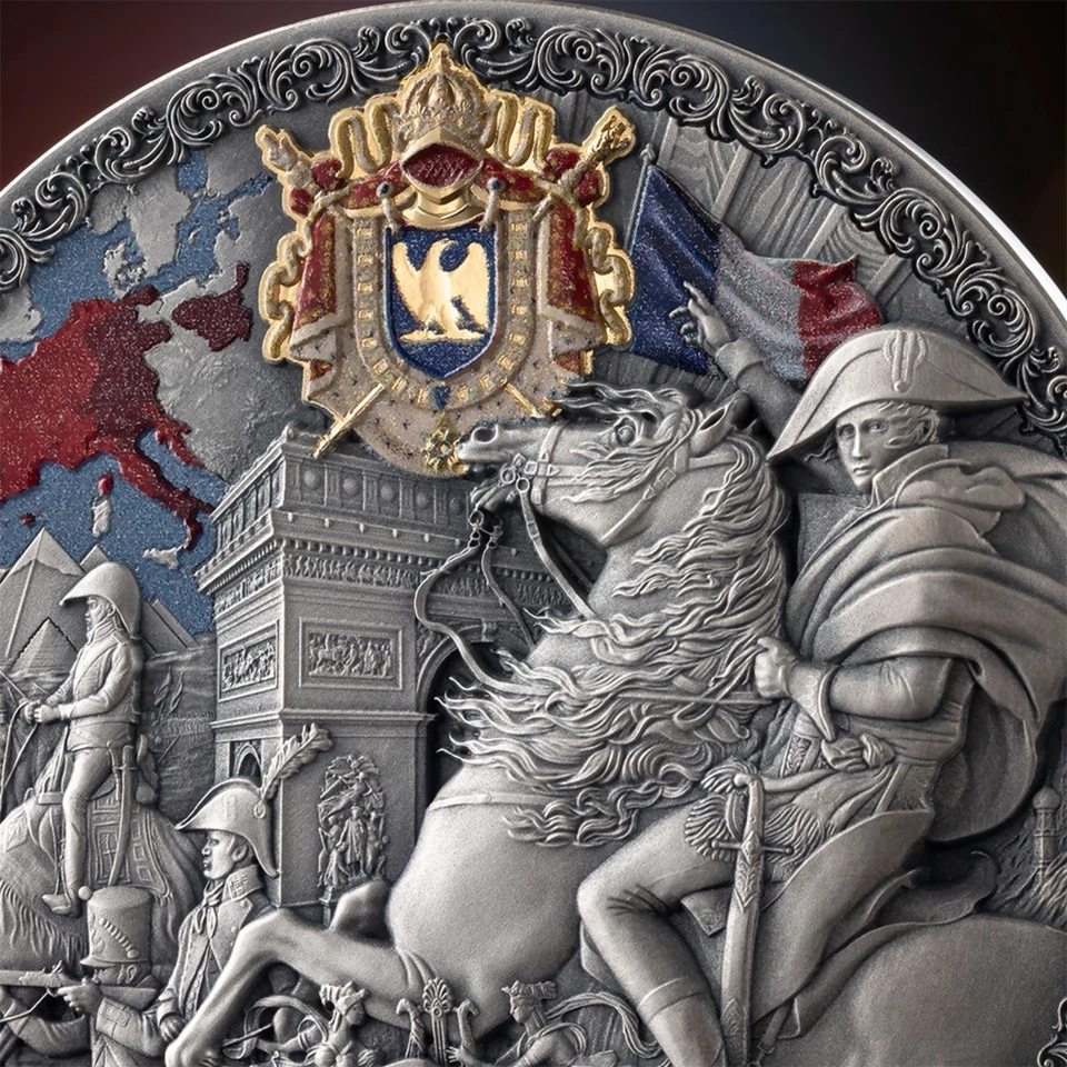 FRENCH EMPIRE The Legacy of the Greatest Empires Silver Coin Mint XXI Cameroon - Image 3 of 4