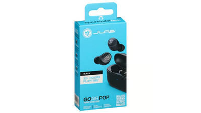 JLab Audio Go Air Pop True Wireless Black Earbuds