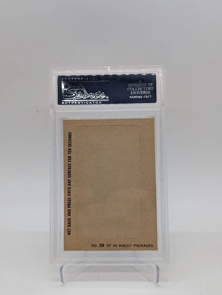 1967 Topps Wacky Packs #39 Hostage Cupcakes - Die-Cut PSA 5 EX - Image 2 of 2