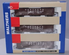 Walthers 932-34053 HO Northern Pacific 61' Wood Chip Cars (Set of 3) LN/Box