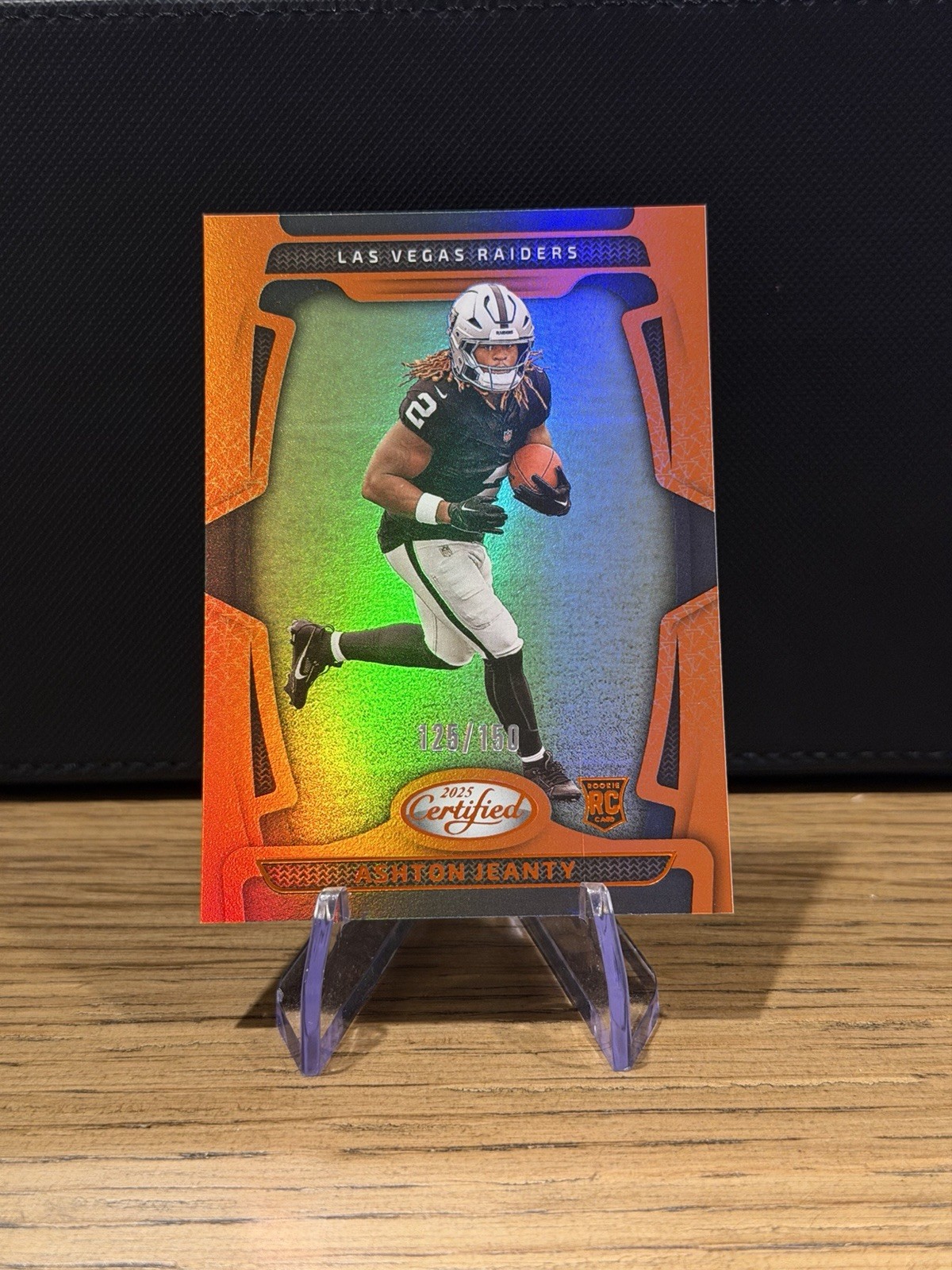 2025 Certified - Mirror Orange /150 Ashton Jeanty RC Las Vegas Raiders #125