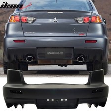 Fits 08-15 Mitsubishi Lancer Evo X Style Rear Bumper Cover - Pp Fits 08-15 Mitsubishi Lancer Evo X Style Rear Bumper Cover - Pp