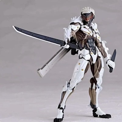 Metal Gear Rising Actionfigur Kaiyodo The Ocedo Mgs Raiden 15 cm weiße Version