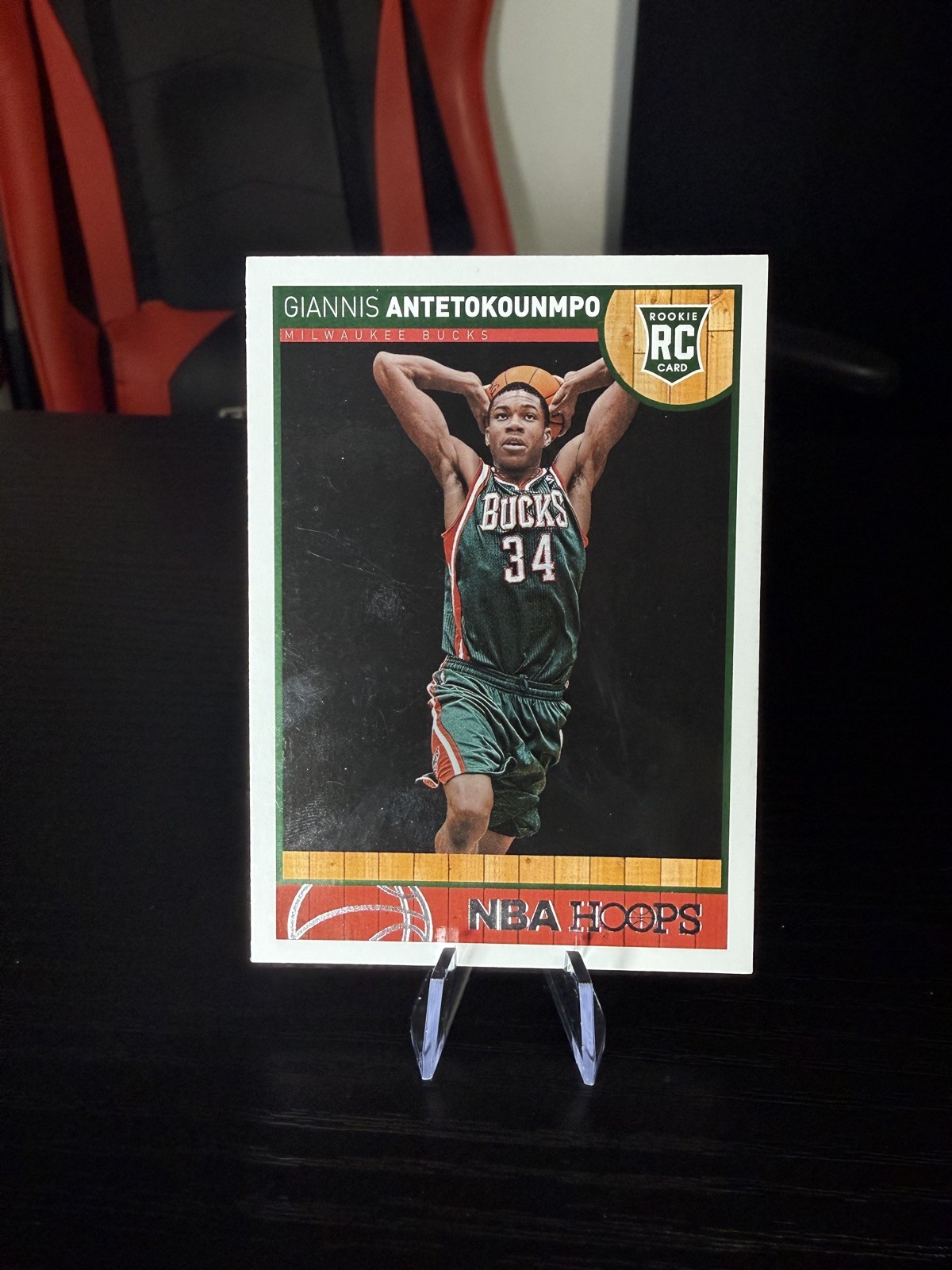 2013-14 Giannis Antetokounmpo Panini NBA Hoops #275 Rookie Card RC