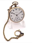 Antique 1917 Elgin Ladies Gold Fill Pocket Watch 0S 7j Grade 409 With Fob
