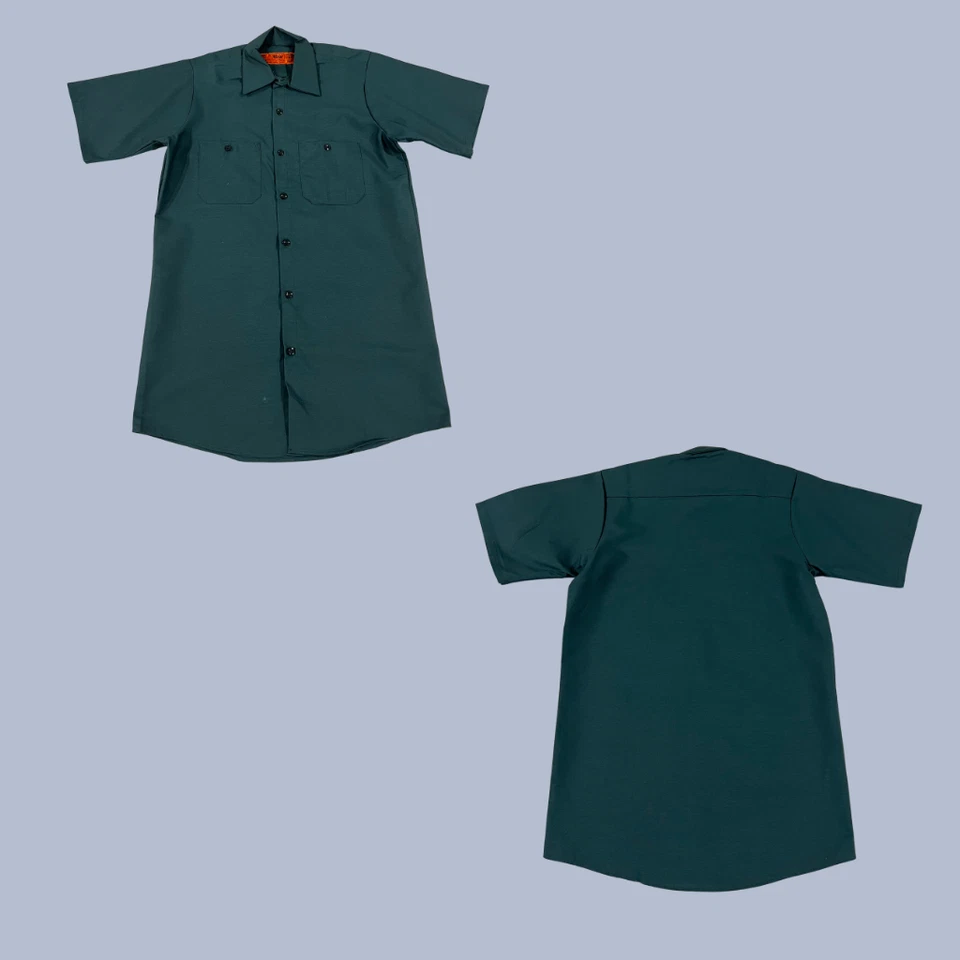 Red Kap Men's Industrial Work Shirt, Style SP24 Regular Fit, Short Sleeve - Image 4 of 4