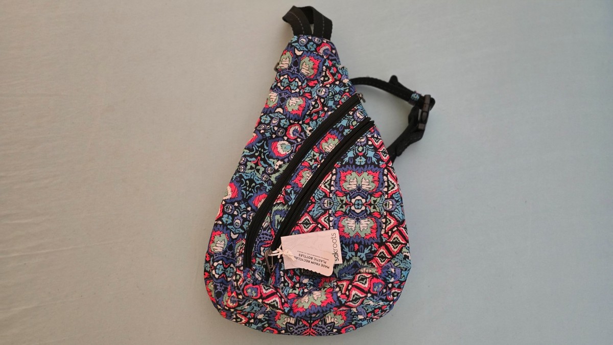New Sakroots On The Go Sling Crossbody Backpack Vacation 