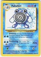 Poliwhirl 38/102 Uncommon Base Set Pokemon EN LP