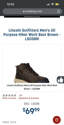 Lincoln hiking boots