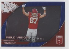 2024 Panini Donruss Elite Field Vision Blue 22/25 Travis Kelce #5 1m1a