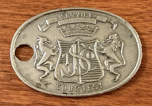 Vintage Jones Store Co. Charge Credit Coin Medal Keychain Kansas City, MO