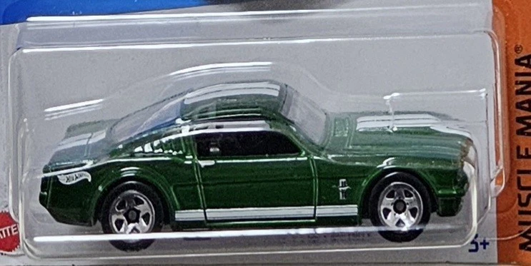 Hot Wheels '65 Ford Mustang 2+2 Fastback - Long Card - Muscle Mania 2022 - HCV37 - Image 2 of 3