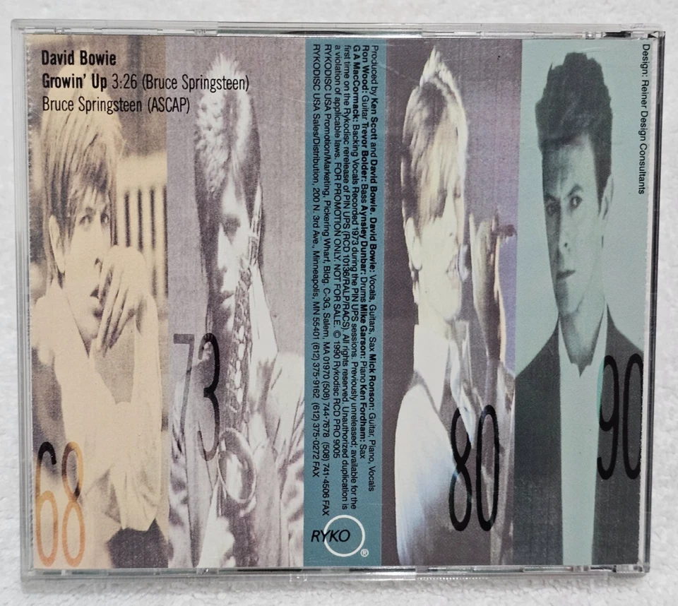 DAVID BOWIE GROWING UP  CD SINGLE RARE!! NMC  Foto 2 de 4