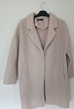 Blush Pink Cocoon Coat F&F Size 8 Tesco F&F Excellent Condition