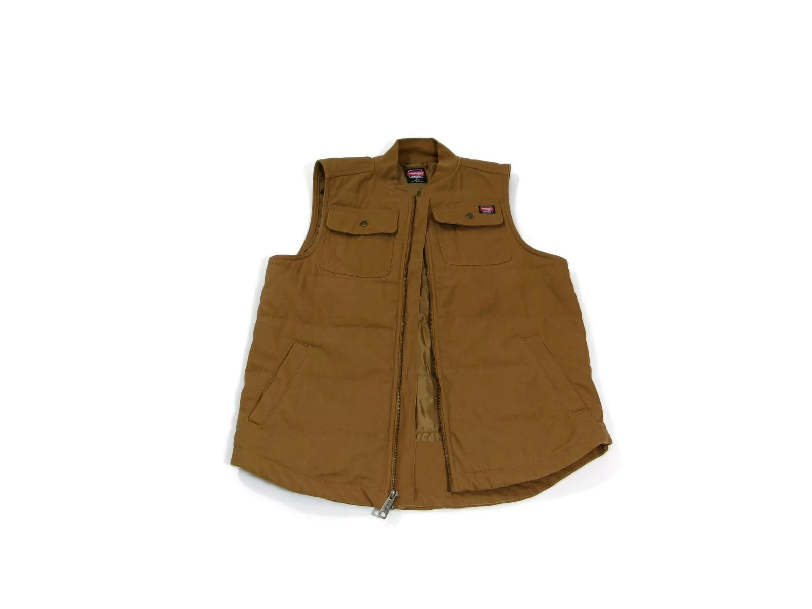 Wrangler Mens Workwear Quilted Duck Work Vest Size M (38-40) Tan Rust
Opens in a new window or tab