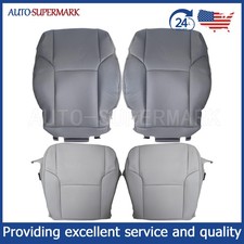 For Toyota 4runner 2003-2009 Driver Passenger Leather Seat Covers Gray New For Toyota 4runner 2003-2009 Driver Passenger Leather Seat Covers Gray New