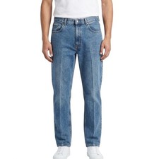 Calvin Klein Jeans Mens 32x28 Blue Easy Fit Tapered Double Stone Wash Denim Y2K