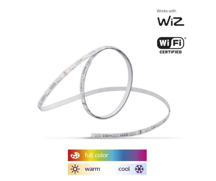PHILIPS SMART WI-FI WIZ COLOR LIGHT STRIP 6.5FT (2M) STARTER KIT 25249 - WHITE - Image 3 of 4