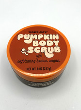 Trader Joe's Pumpkin Body Scrub Exfoliating Brown Sugar 8 oz Limited Edition NEW