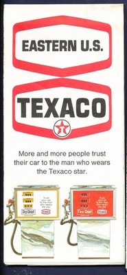 EASTERN US Highway Map  - TEXACO -