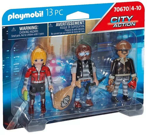Playmobil City Action 70670 Equipe de bandits Figurines Jeux Construction Noël - Imagen 24 de 24