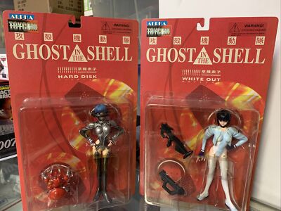 VINTAGE ALPHA TOYCOM EXCL. GHOST IN THE SHELL HARD DISK & WHITE OUT SET MIBP
