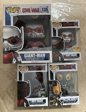 Pop! Marvel: Ant-Man  - Set of 4 Bundle With 2 Exclusives