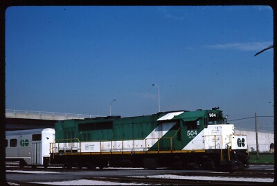 Original Railroad Slide - GO Gov't of Ontario 504 Willowbrook ON 7-17-1987