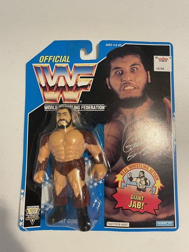 WWF WWE Giant Gonzalez MOC Hasbro Wrestling Figure...