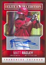 2014 ELITE EXTRA EDITION MATT RAILEY #59 RC ROOKIE AUTO #86/649 DBACKS