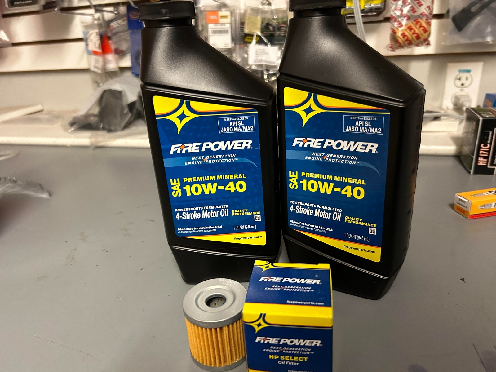 FIRE POWER Oil Filter Service Change Kit Kawasaki KFX450R KFX 450R 2008