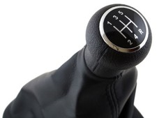 PREMIUM Schaltknauf Knauf Schwarz Chrom 5-Gang für VW Passat 3B 3BG B5