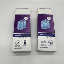 16 Pack Flying Insect Trap Refills with ZEVO, Indoor Fruit Fly Refill Cartridg.